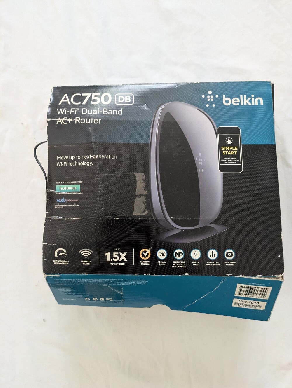 Belkin AC750 DB Wi-Fi Dual-Band AC Router